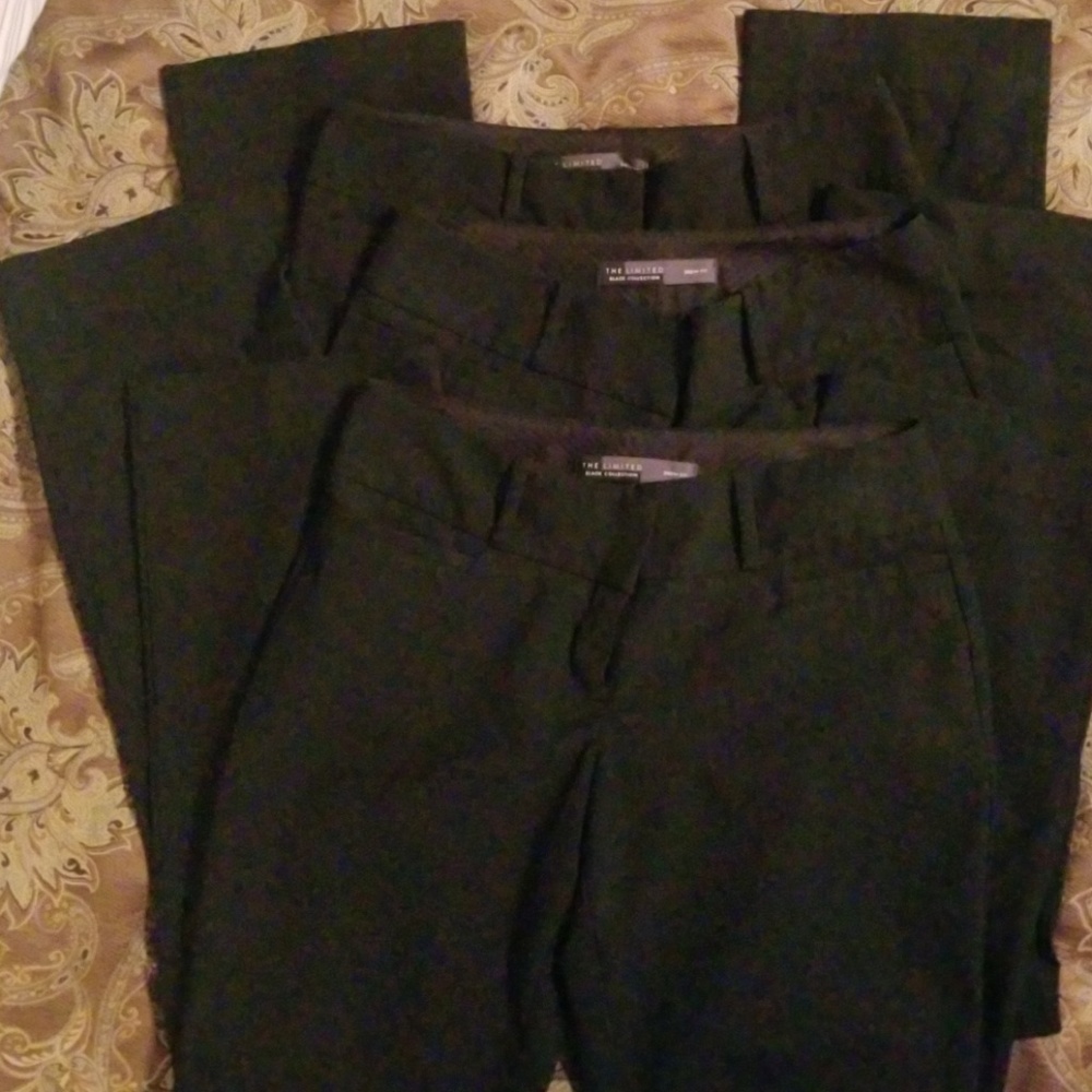 3 pairs Black Drew Fit Pants